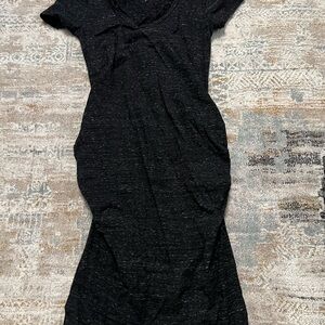 Elegant Black Maternity Women's Dress